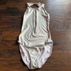 Women’s Silver metallic Small bodysuit - Spencer’s